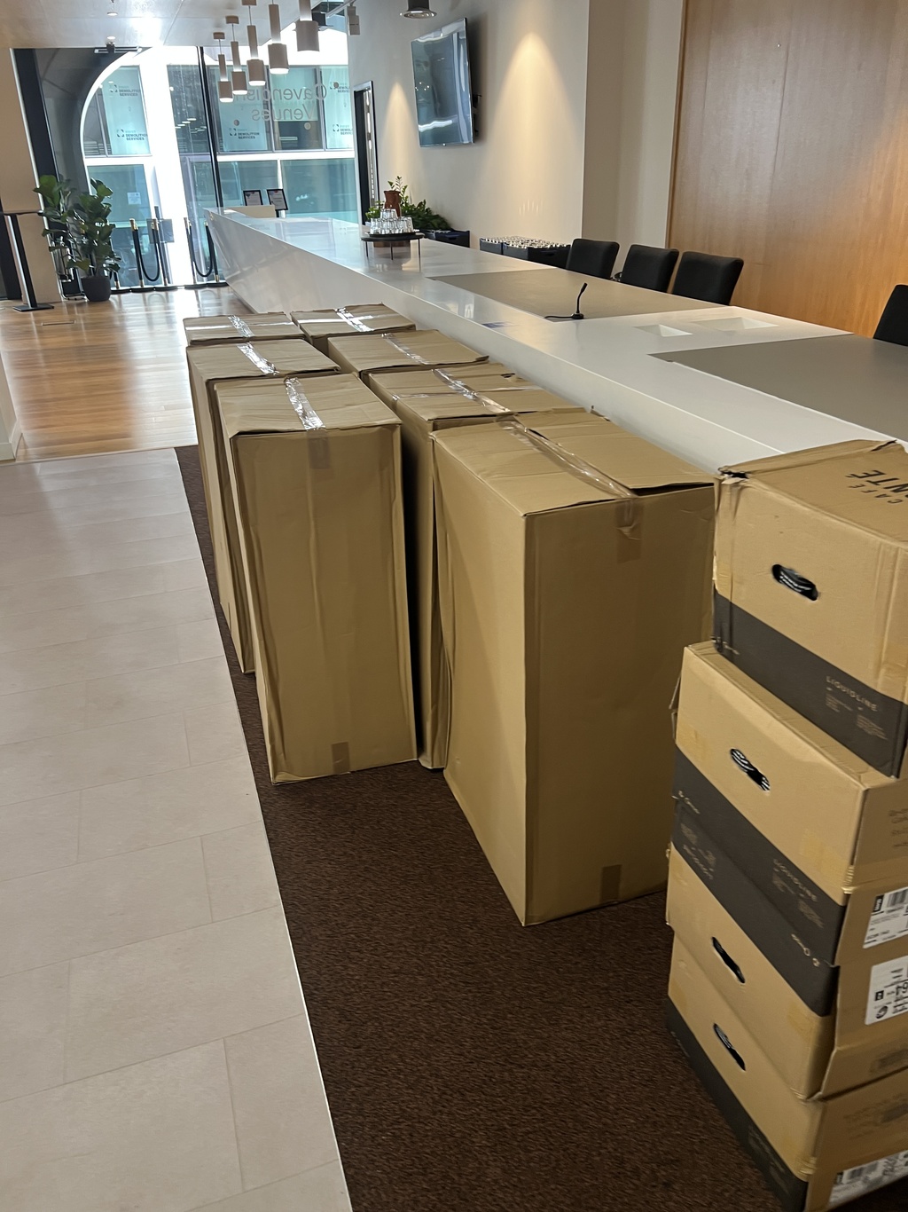 Conference and Exhibition deliveries 